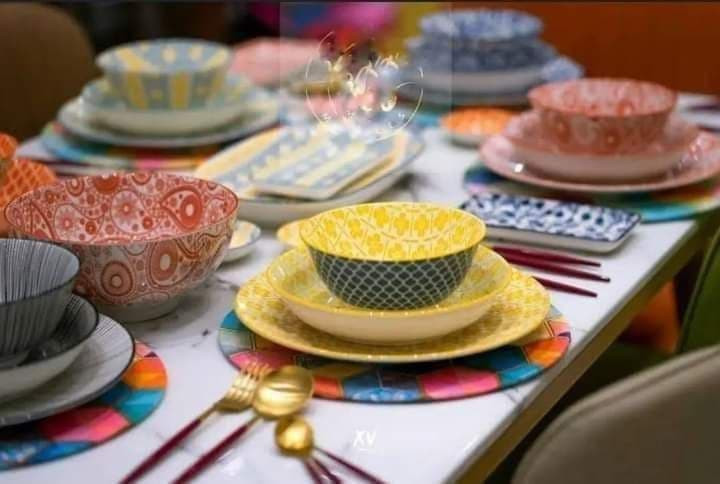 Porcelain Dinner Set Plates